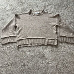 Tan sweater